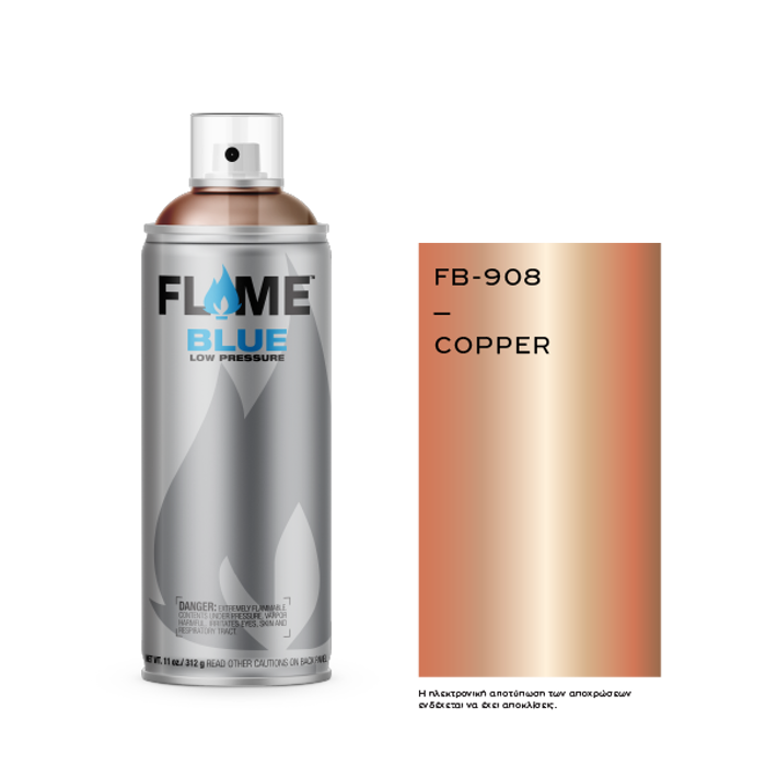 Spray Flame Blue 400ml, Copper